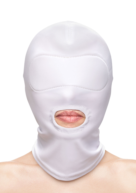 NS Novelties Fetish & Fashion Mouth Hood - Weiß