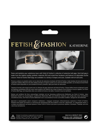 NS Novelties Fetish & Fashion Katherine Gag BLACK - 1