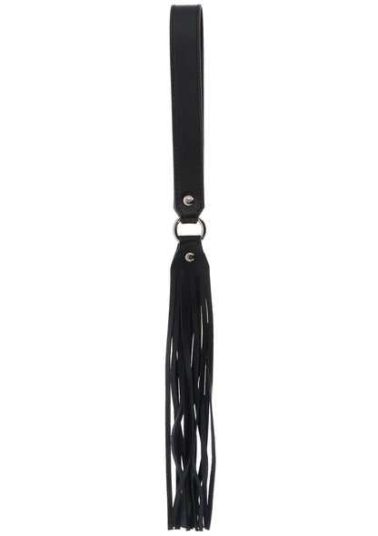 Hidden Desire Masters Real Leather Flogger BLACK - 0