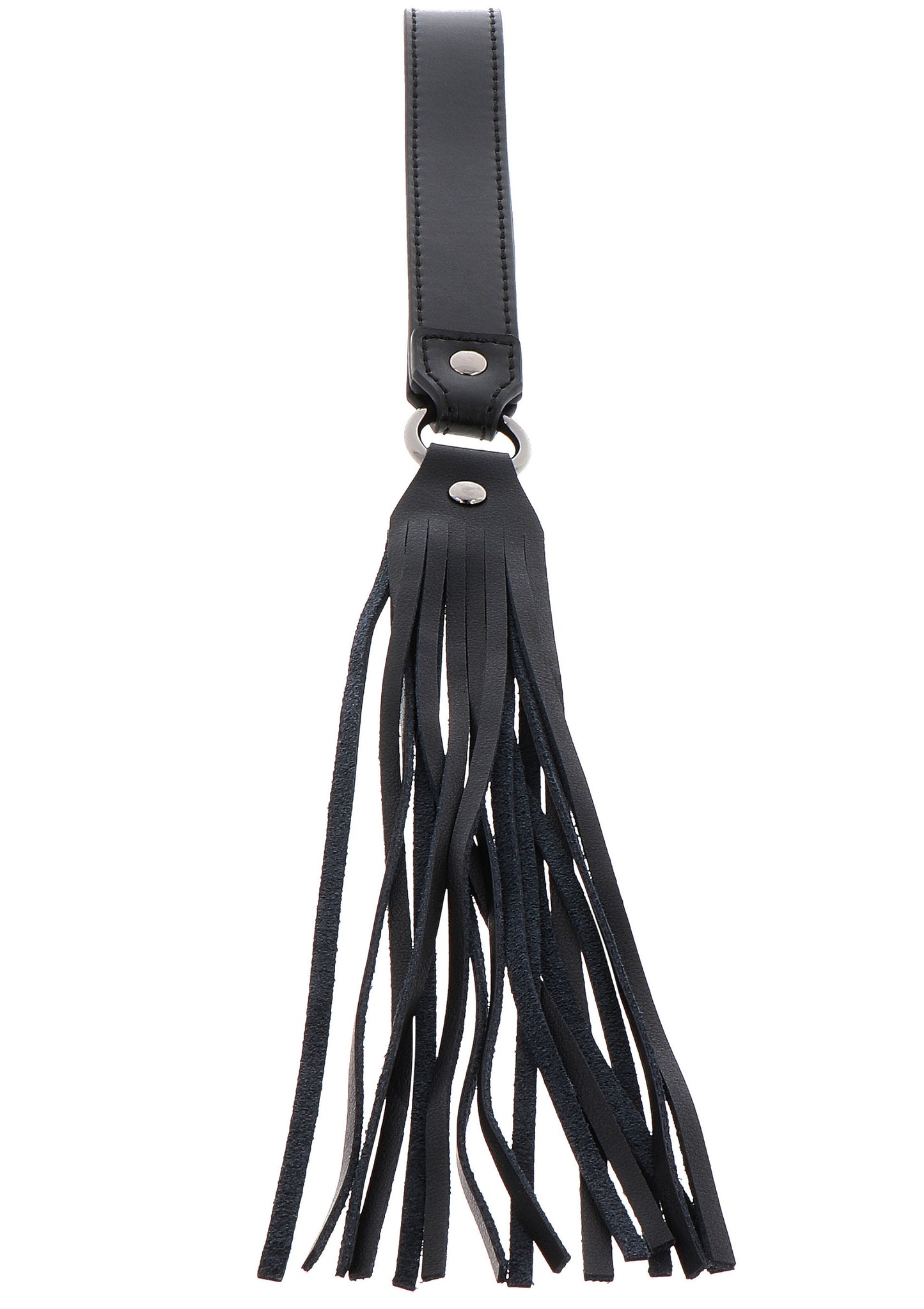 Hidden Desire Masters Real Leather Flogger BLACK - 3
