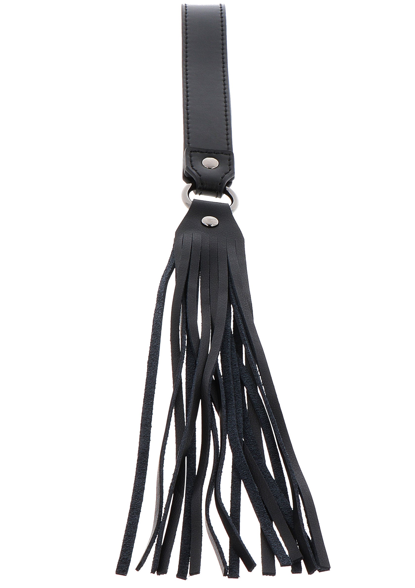 Hidden Desire Masters Real Leather Flogger BLACK - 3