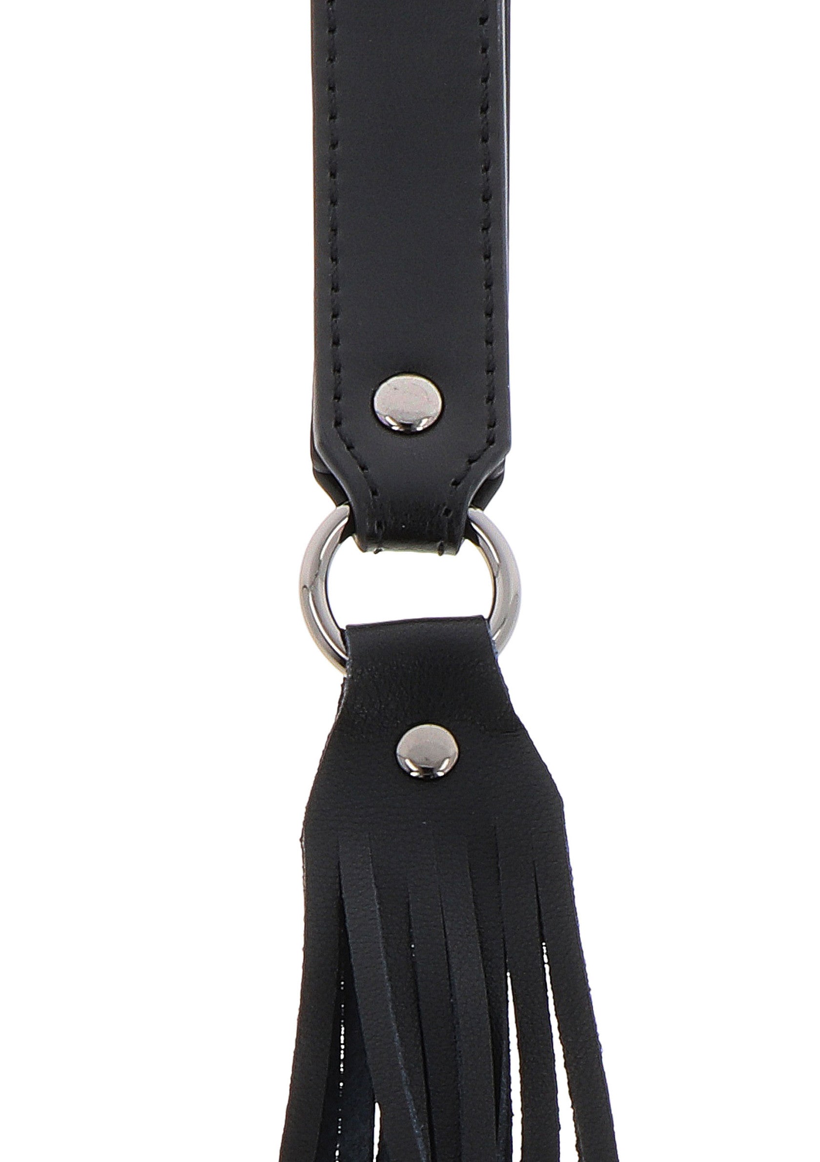 Hidden Desire Masters Real Leather Flogger BLACK - 1