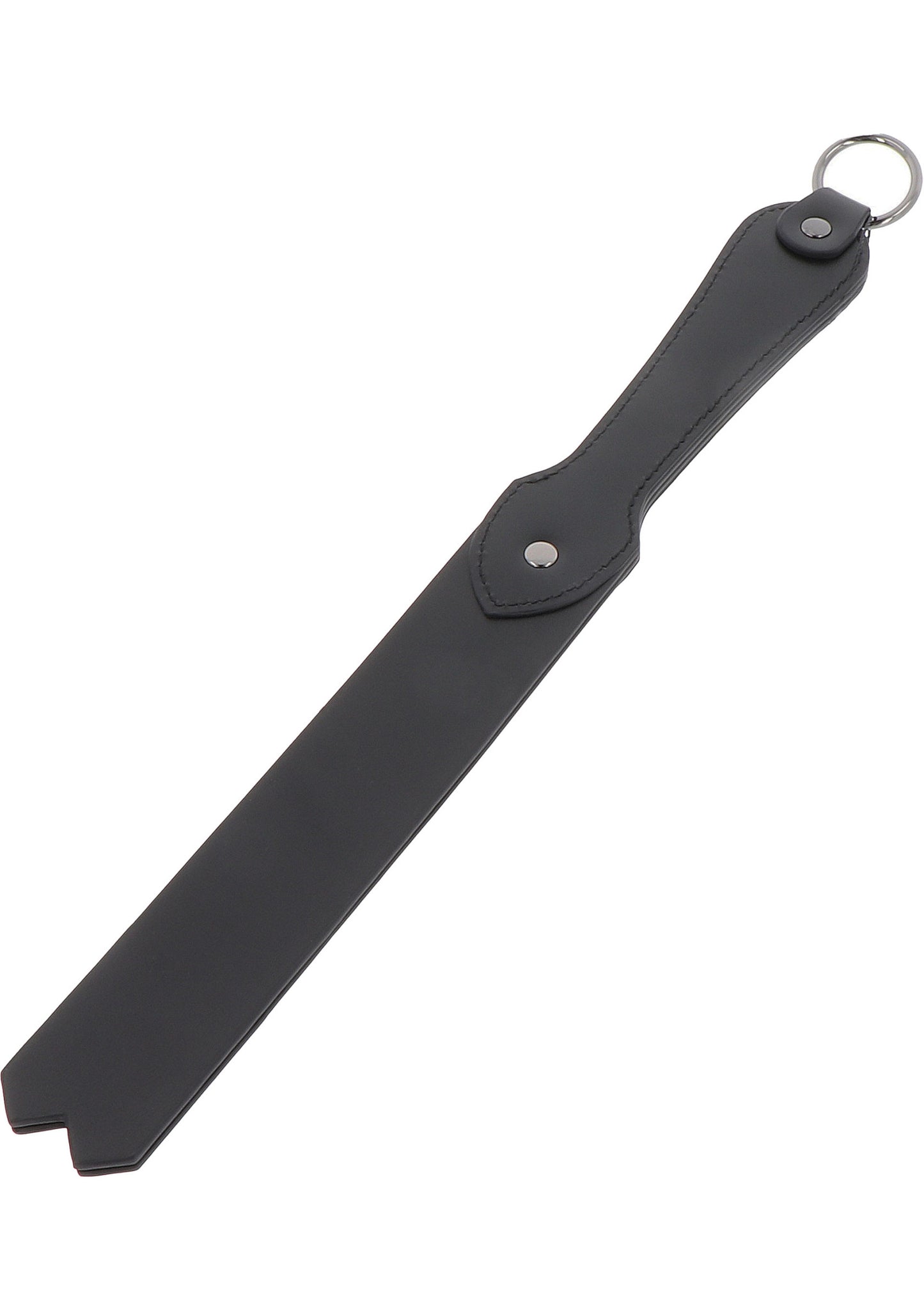 Hidden Desire Masters Real Leather Double-Layer Slapper BLACK - 4