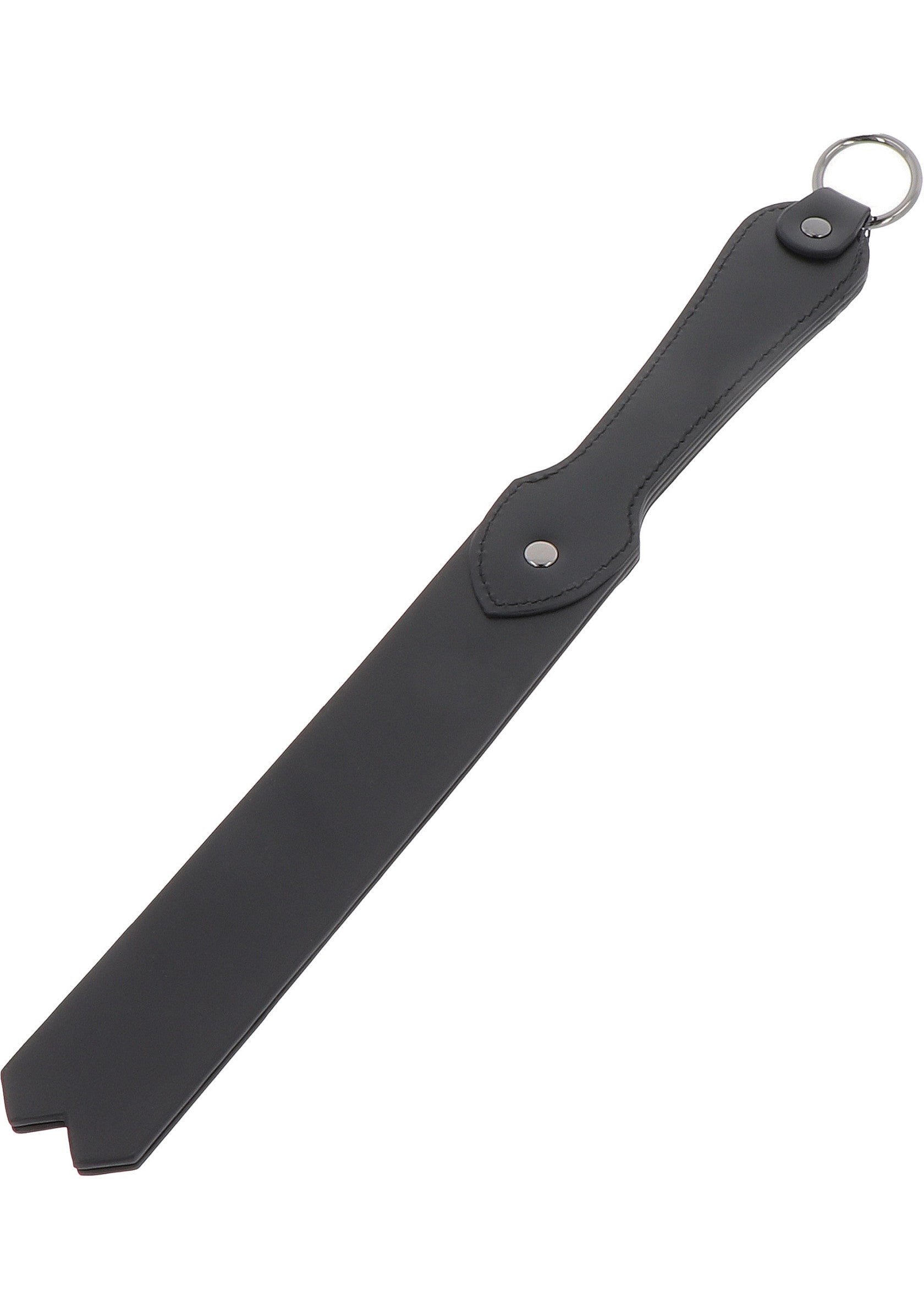 Hidden Desire Masters Real Leather Double-Layer Slapper BLACK - 4