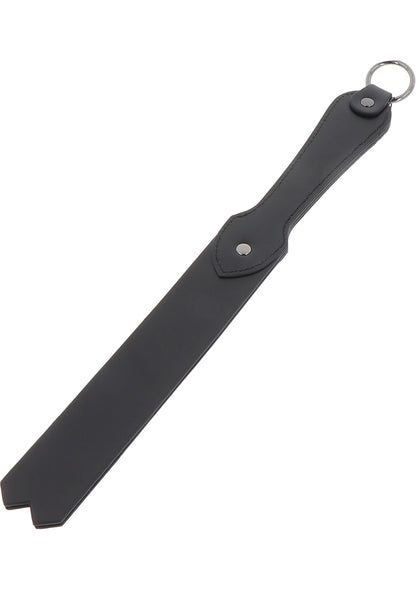 Hidden Desire Masters Real Leather Double-Layer Slapper BLACK - 4