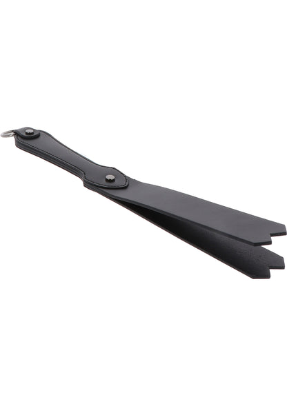 Hidden Desire Masters Real Leather Double-Layer Slapper BLACK - 0