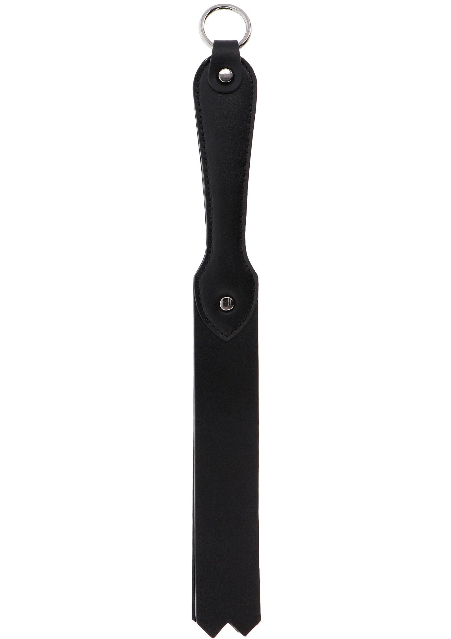 Hidden Desire Masters Real Leather Double-Layer Slapper BLACK - 2