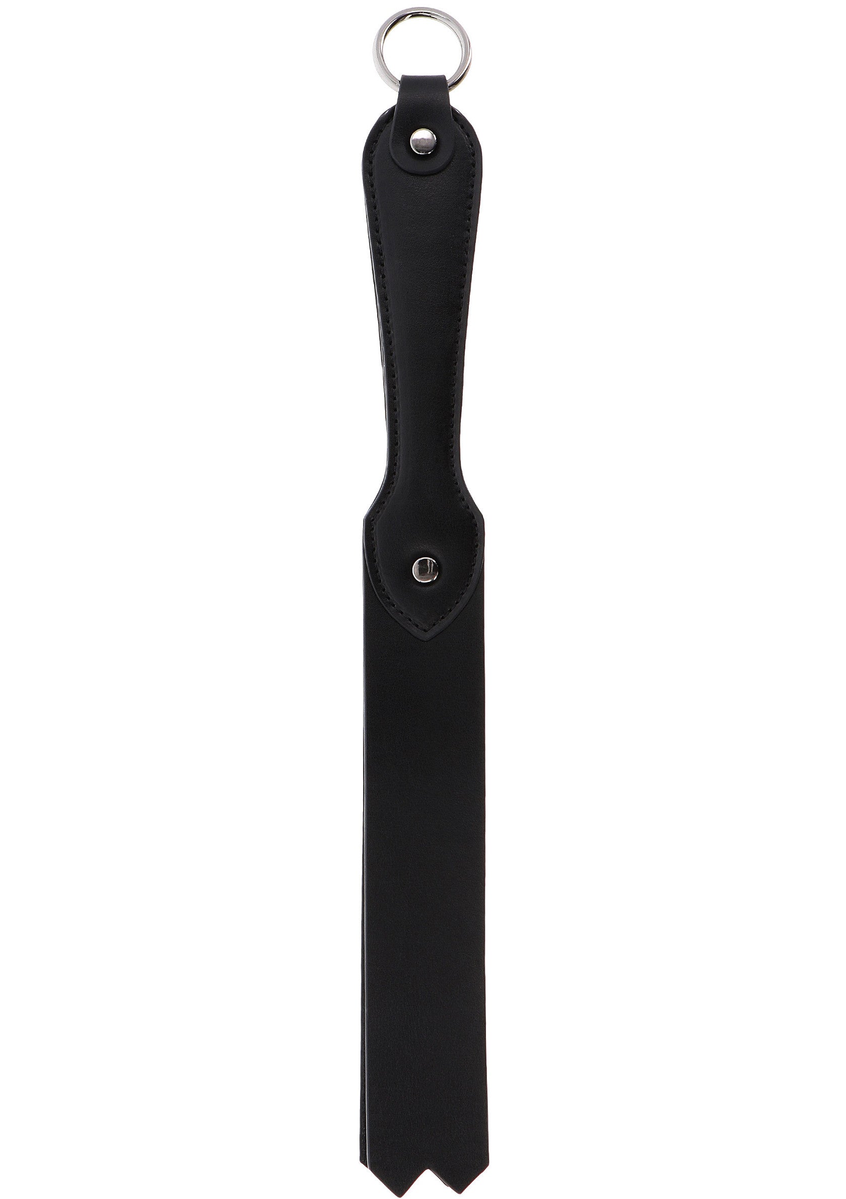 Hidden Desire Masters Real Leather Double-Layer Slapper BLACK - 2