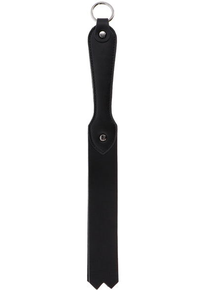 Hidden Desire Masters Real Leather Double-Layer Slapper BLACK - 2