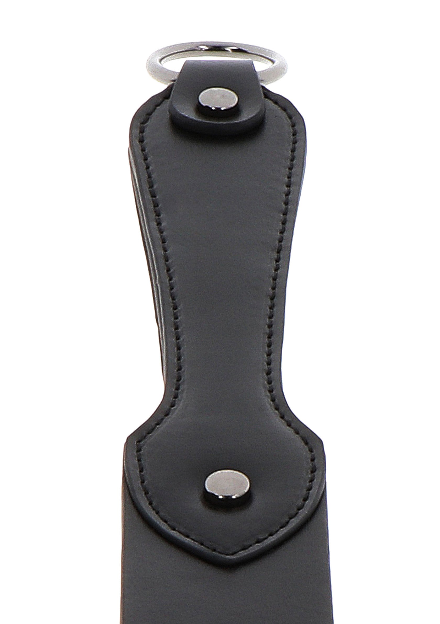 Hidden Desire Masters Real Leather Double-Layer Slapper BLACK - 3