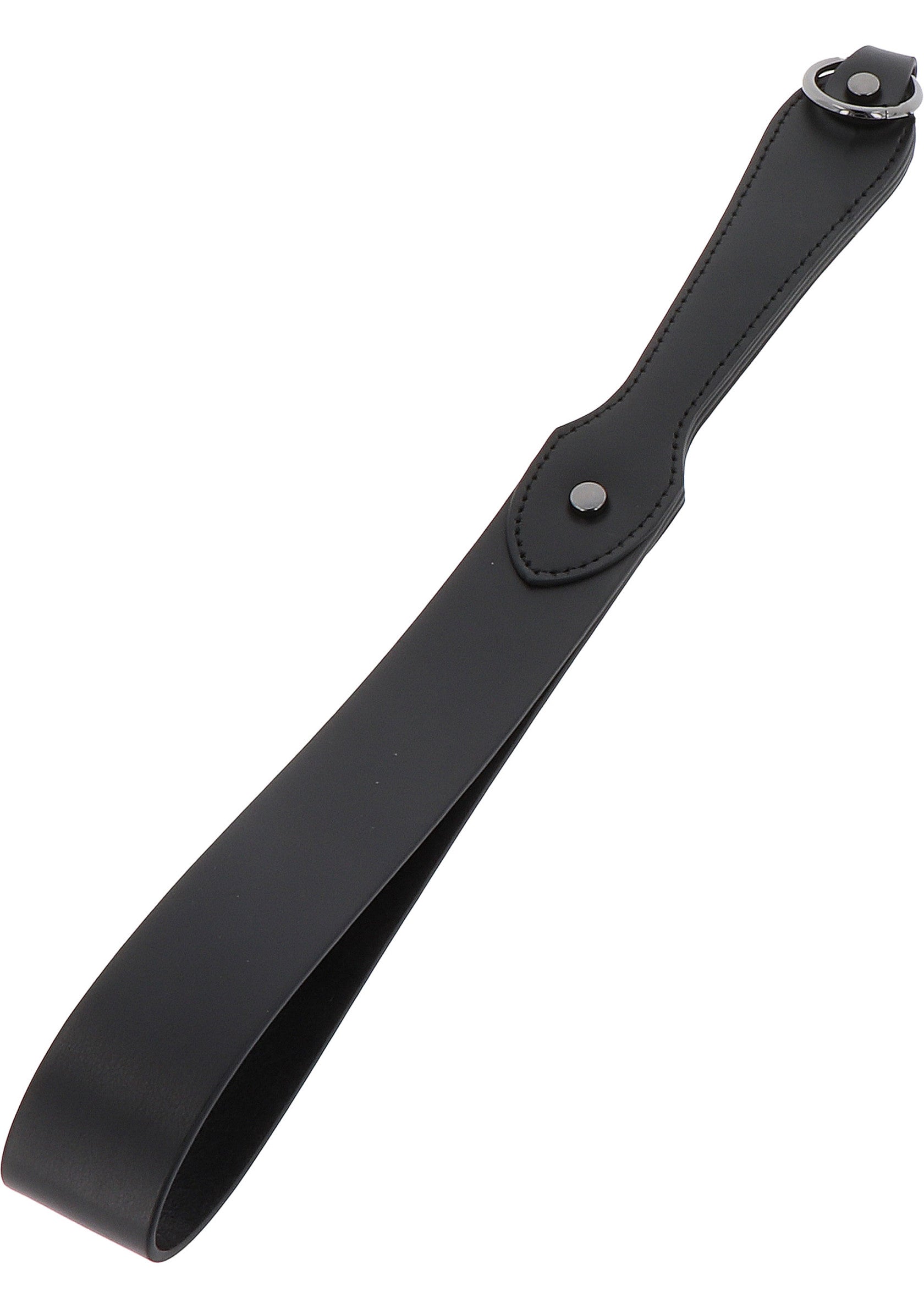 Hidden Desire Masters Real Leather Belt Slapper BLACK - 5
