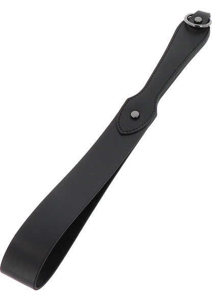 Hidden Desire Masters Real Leather Belt Slapper BLACK - 5