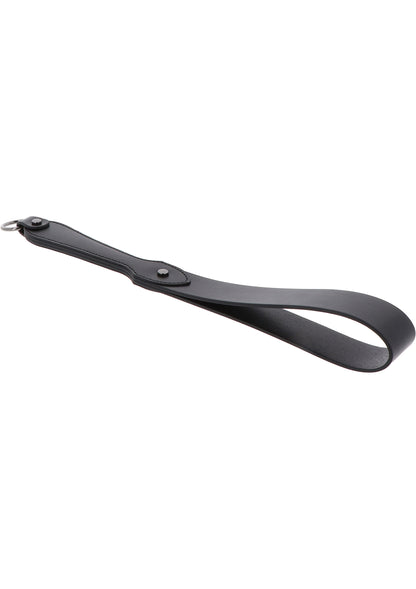 Hidden Desire Masters Real Leather Belt Slapper BLACK - 1