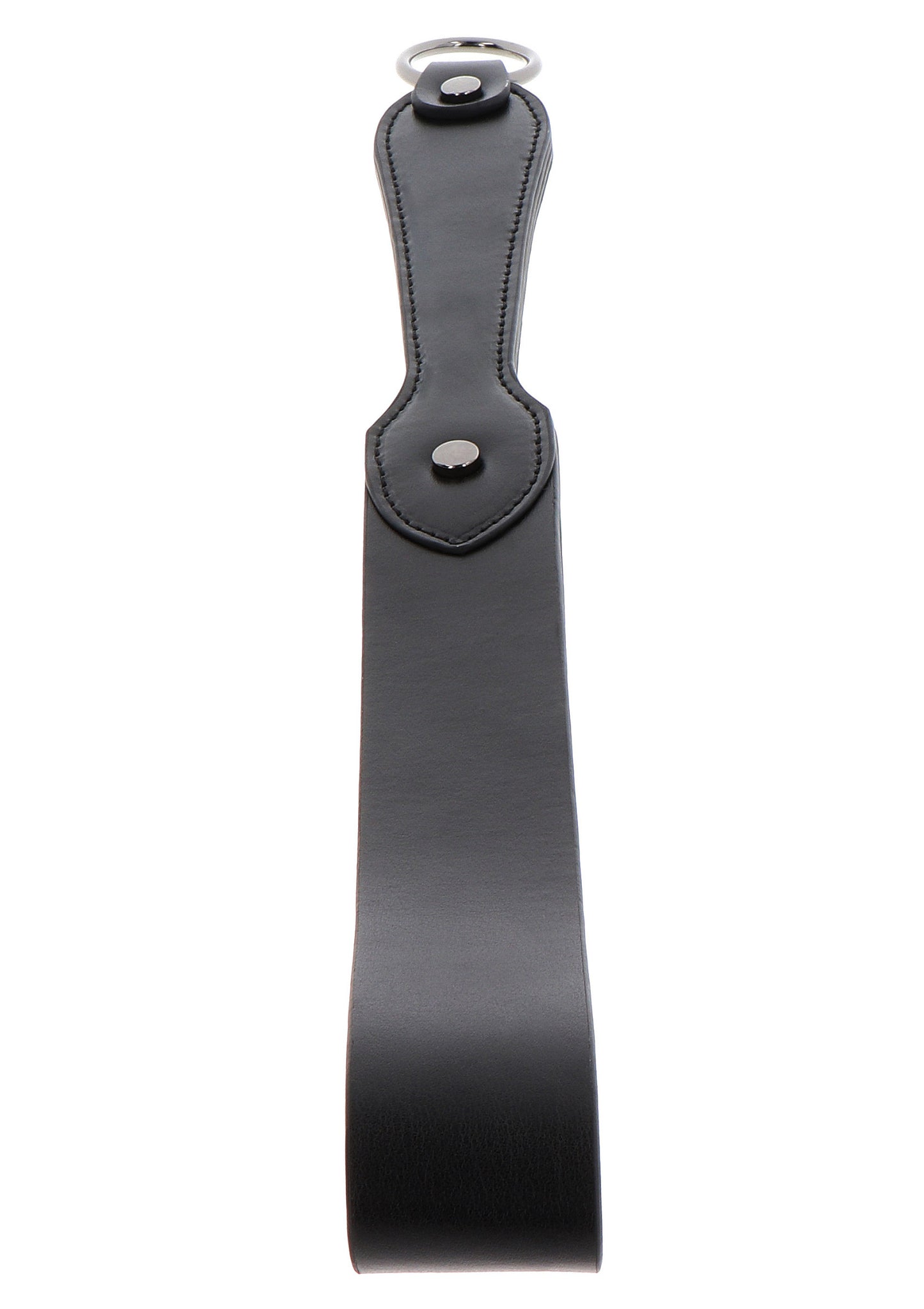 Hidden Desire Masters Real Leather Belt Slapper BLACK - 0