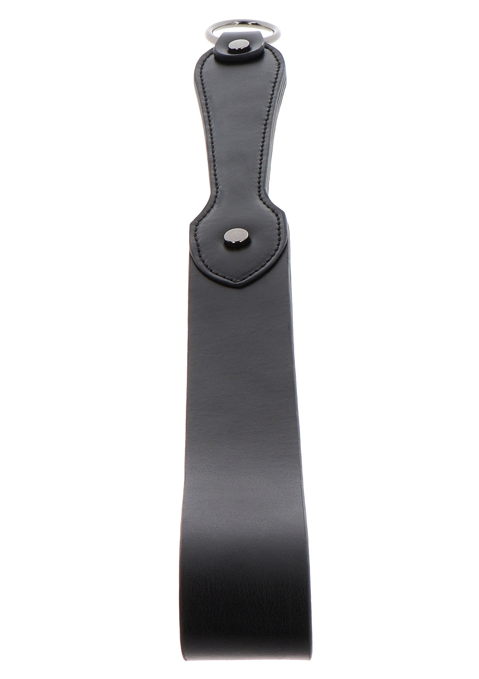 Hidden Desire Masters Real Leather Belt Slapper BLACK - 0