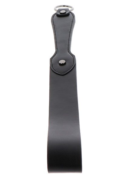 Hidden Desire Masters Real Leather Belt Slapper BLACK - 0