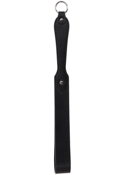 Hidden Desire Masters Real Leather Belt Slapper BLACK - 4