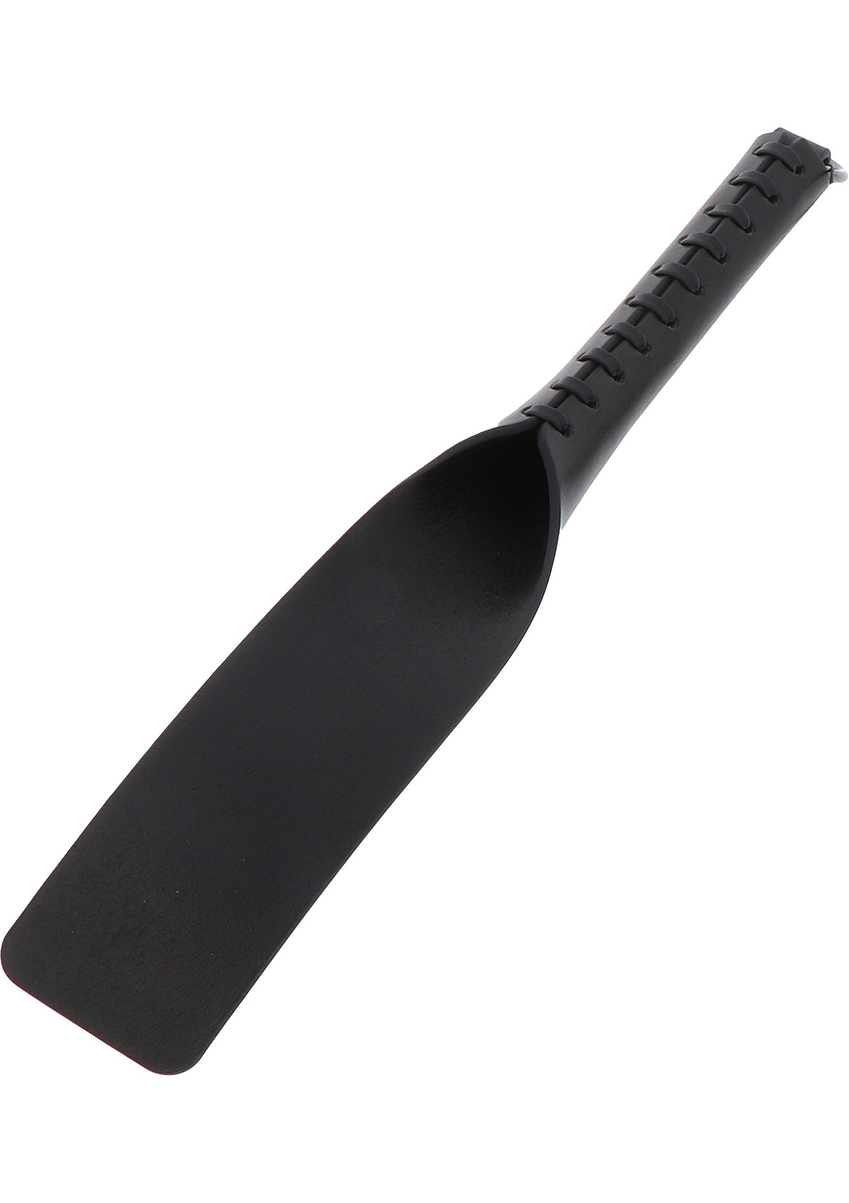 Hidden Desire Masters Real Leather Lace-Up Slapper BLACK - 4