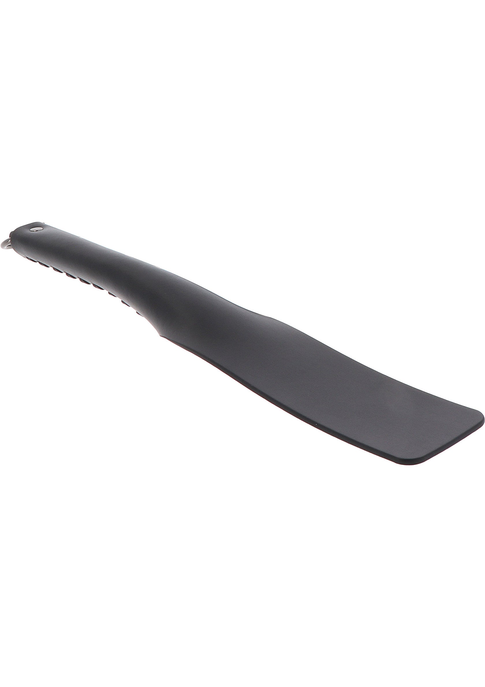 Hidden Desire Masters Real Leather Lace-Up Slapper BLACK - 1