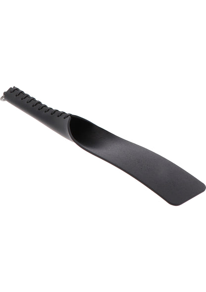 Hidden Desire Masters Real Leather Lace-Up Slapper BLACK - 3