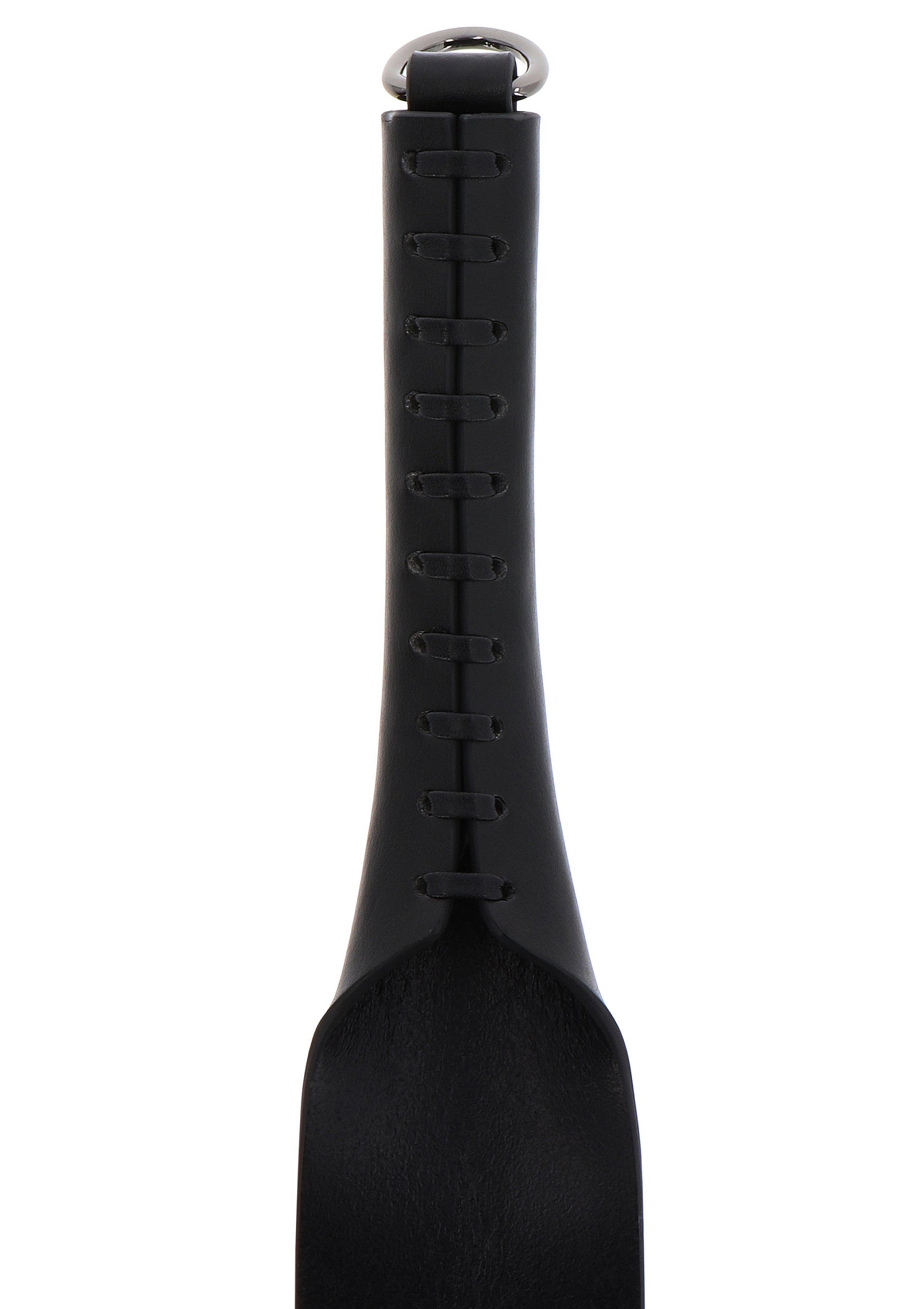Hidden Desire Masters Real Leather Lace-Up Slapper BLACK - 5