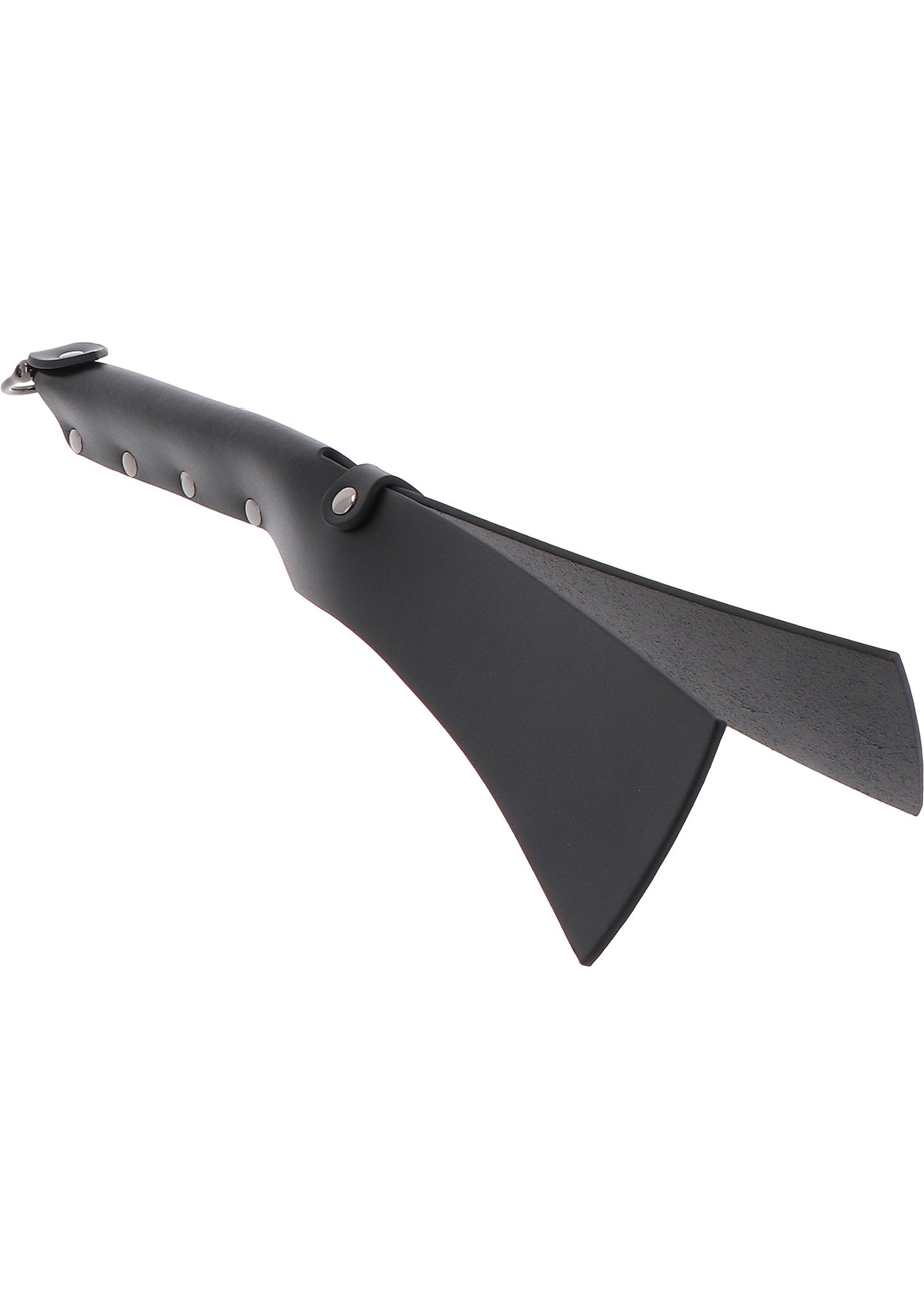 Hidden Desire Masters Real Leather Split Slapper BLACK - 4