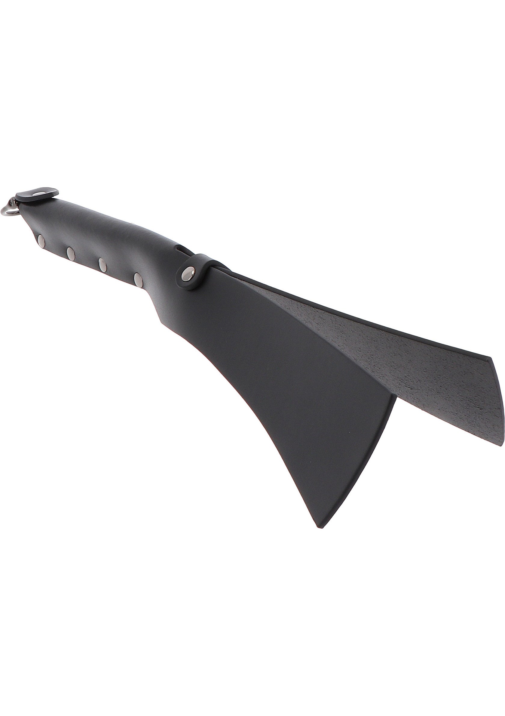 Hidden Desire Masters Real Leather Split Slapper BLACK - 4