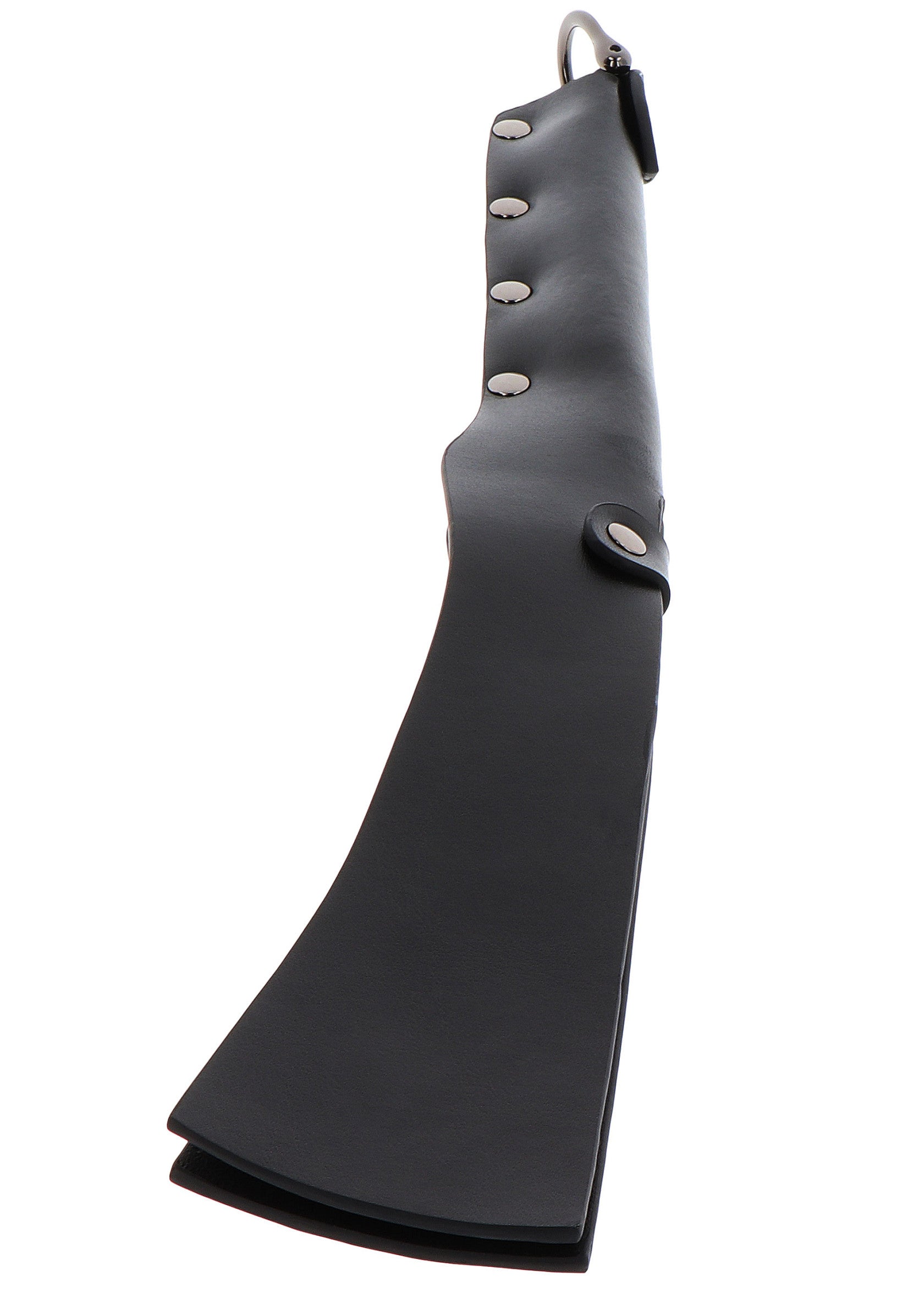 Hidden Desire Masters Real Leather Split Slapper BLACK - 5