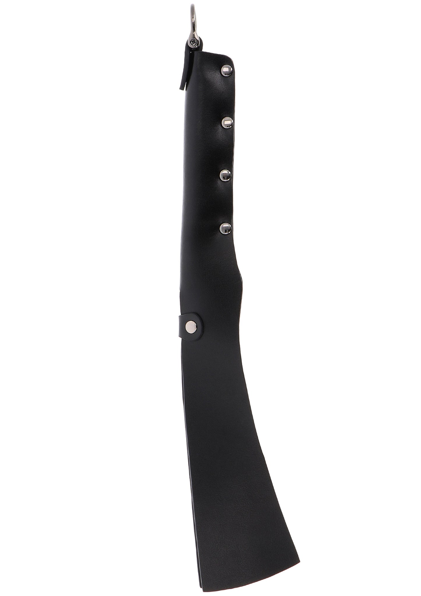Hidden Desire Masters Real Leather Split Slapper BLACK - 3