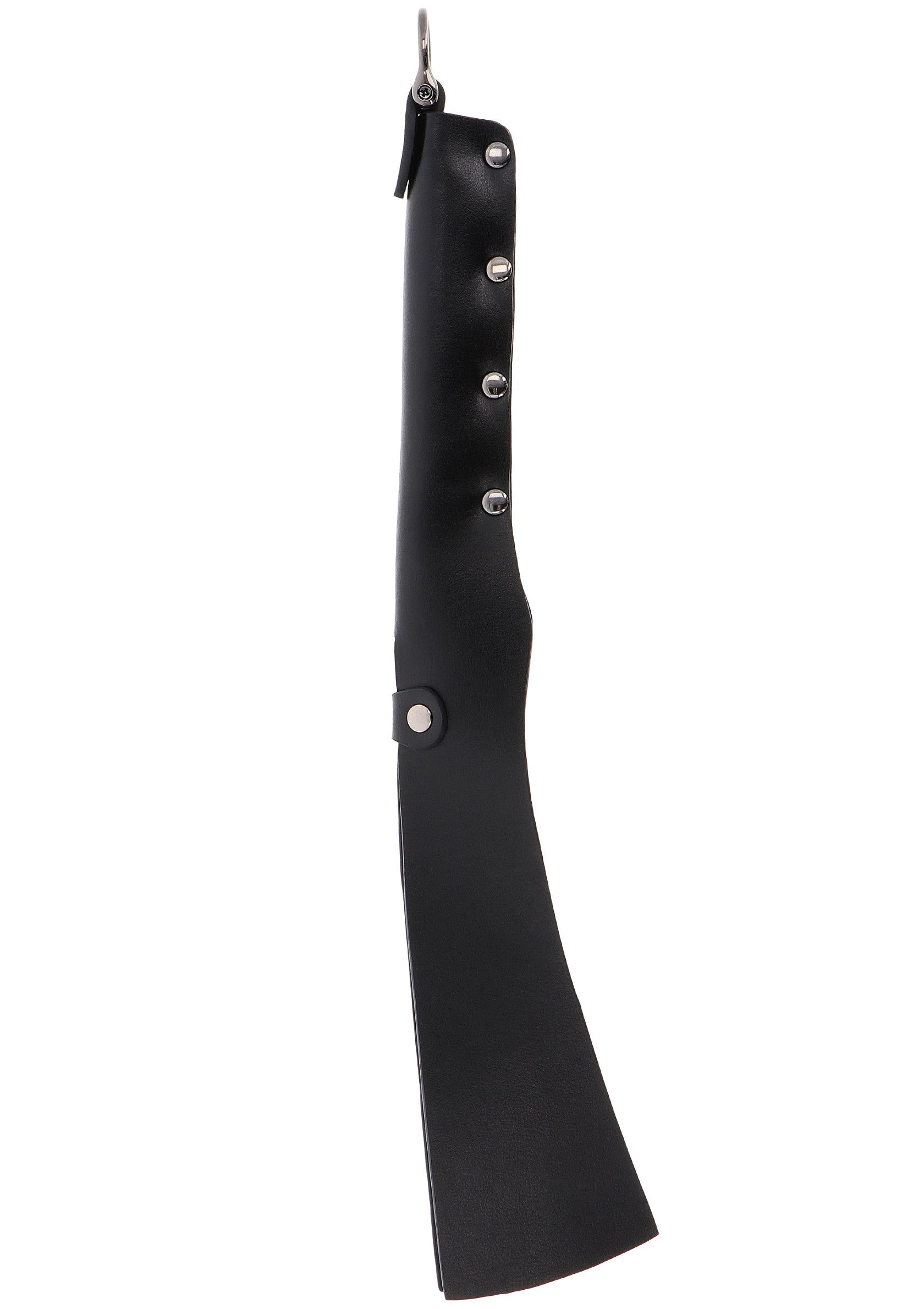 Hidden Desire Masters Real Leather Split Slapper BLACK - 3