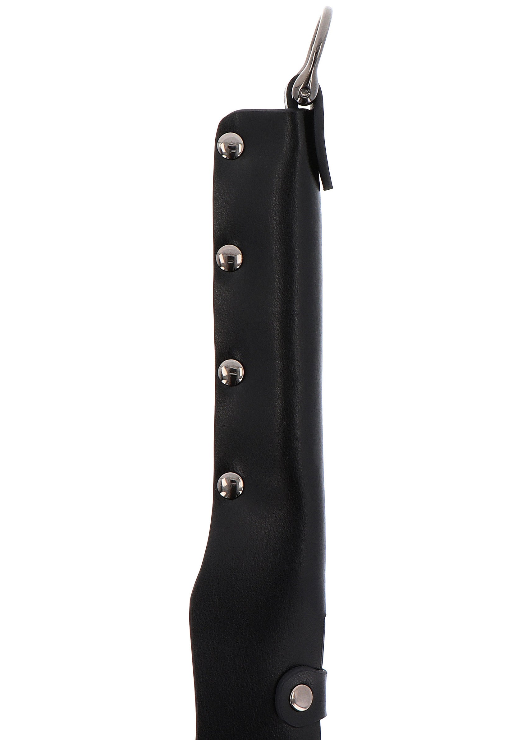 Hidden Desire Masters Real Leather Split Slapper BLACK - 0