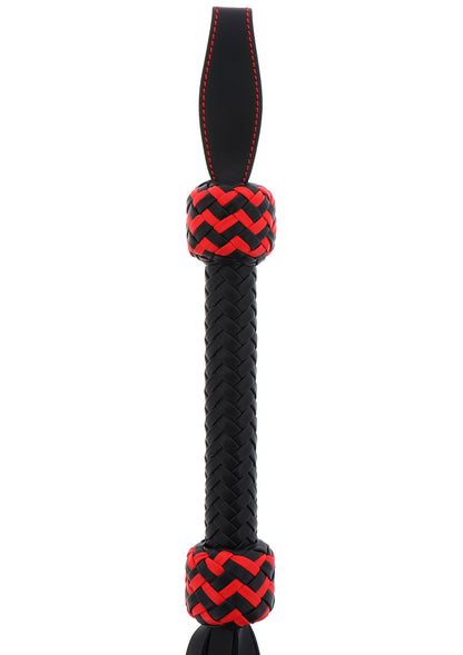 Hidden Desire Masters Real Leather Cat-o-Nine Whip BLACK - 1