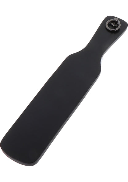 Hidden Desire Masters Real Leather Spanking Paddle BLACK - 0
