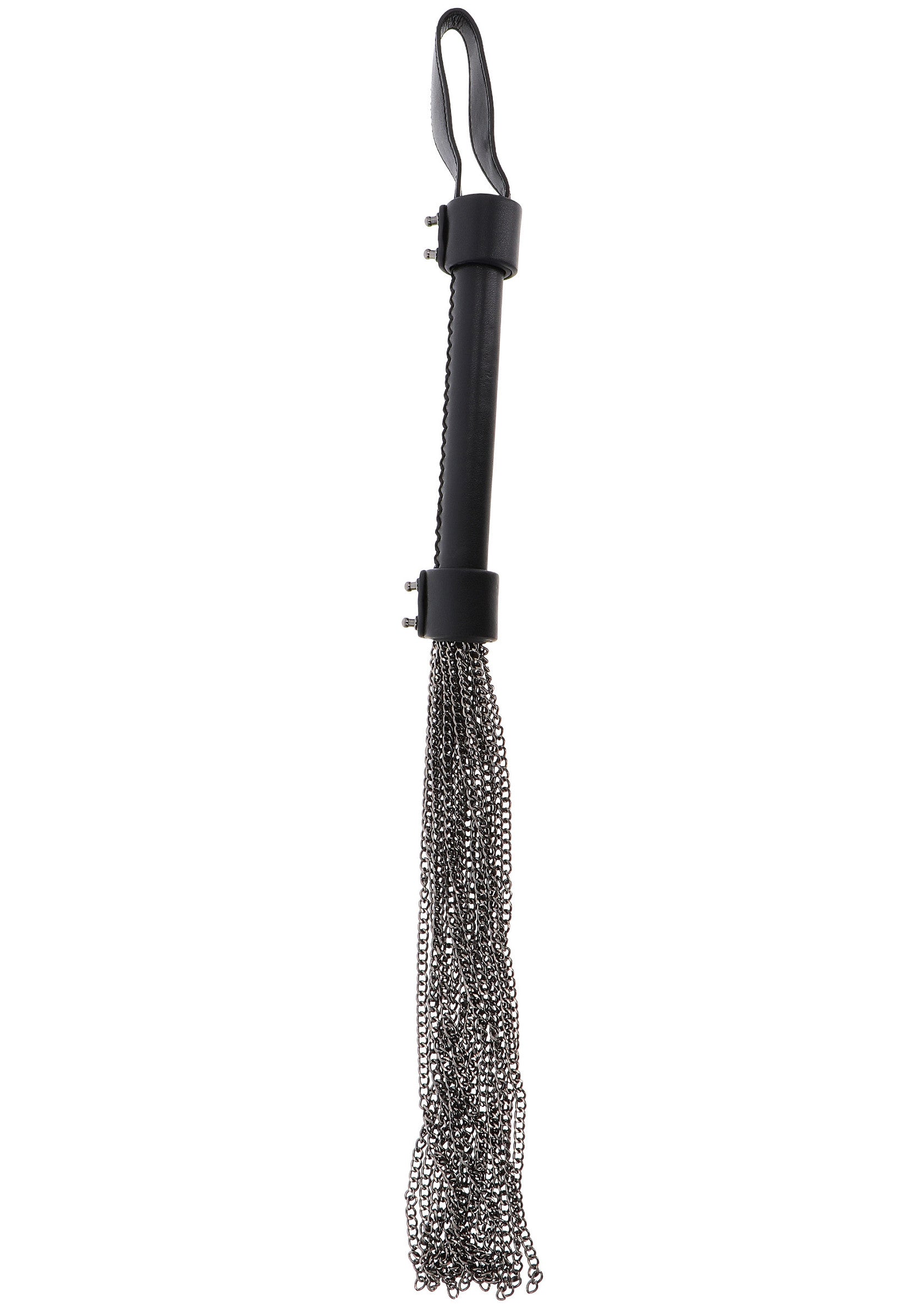 Hidden Desire Masters Real Leather Chain Whip BLACK - 1