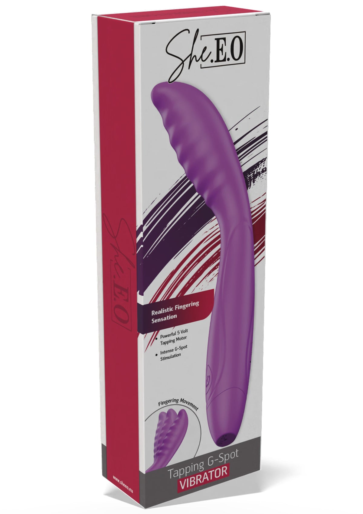 Tapping G-Spot Vibrator PURPLE - 2