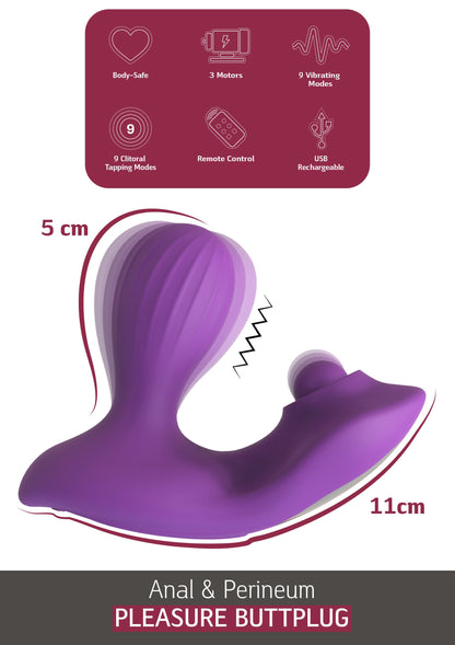 Anal & Perineum Stimulator PURPLE - 4