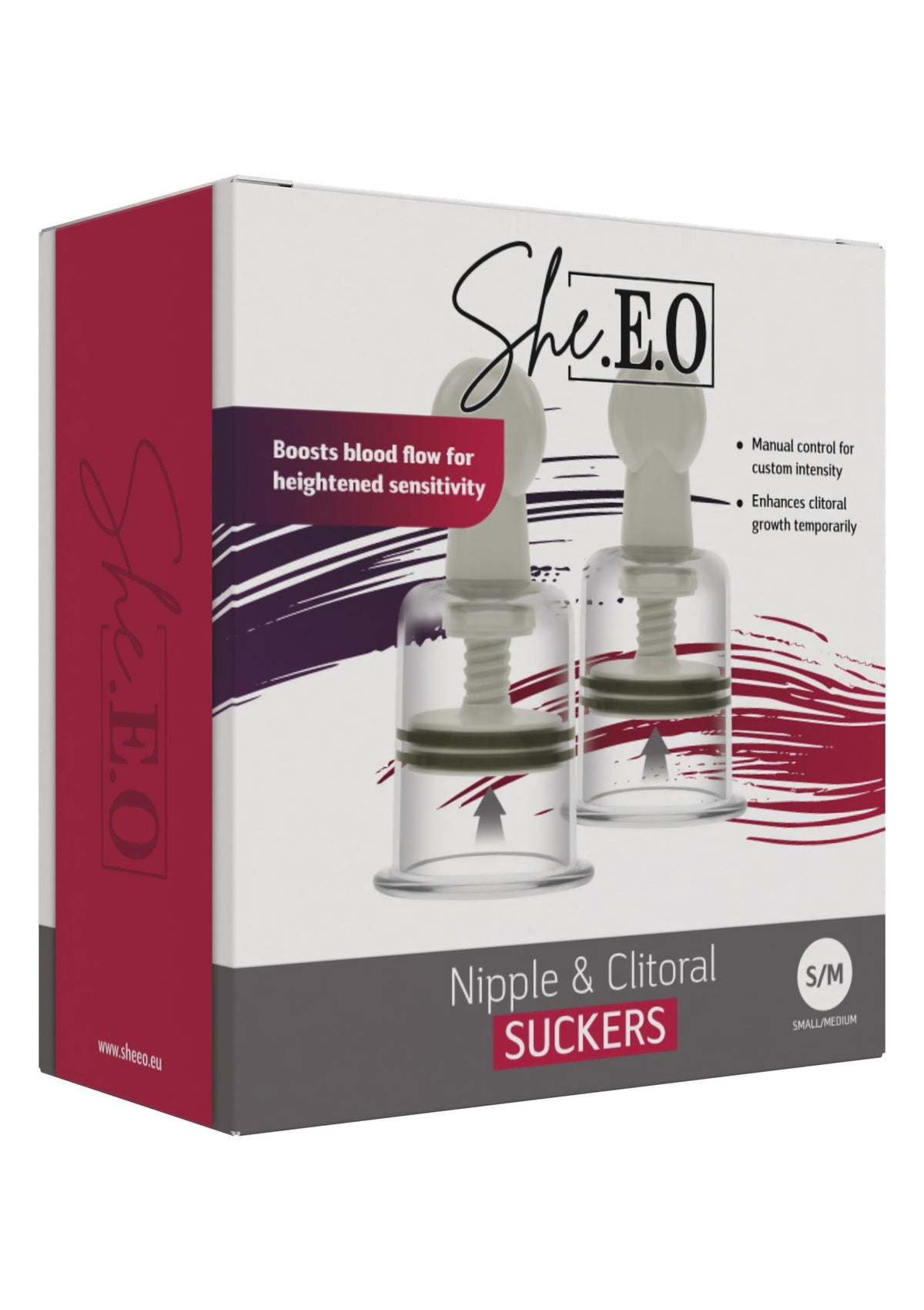 Nipple & Clitoral Suckers S/M WHITE - 2