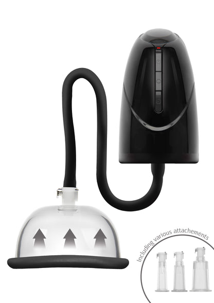 Vacuum Vagina & Clitoral Automatic Pump BLACK - 0