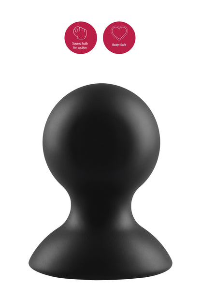 Silicone Nipple Suckers M BLACK - 5