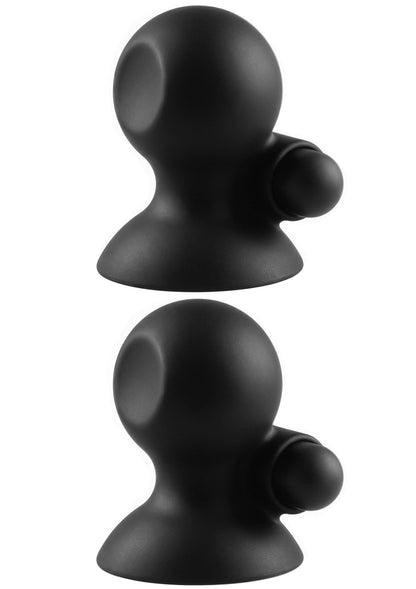 Vibrating Nipple Suckers BLACK - 6