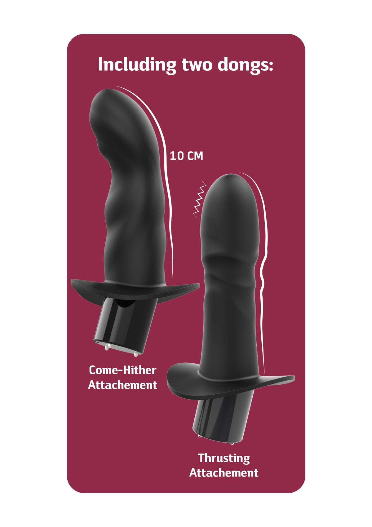 Rodea Fuck Seat including 2 Attachments PURPLE - 3