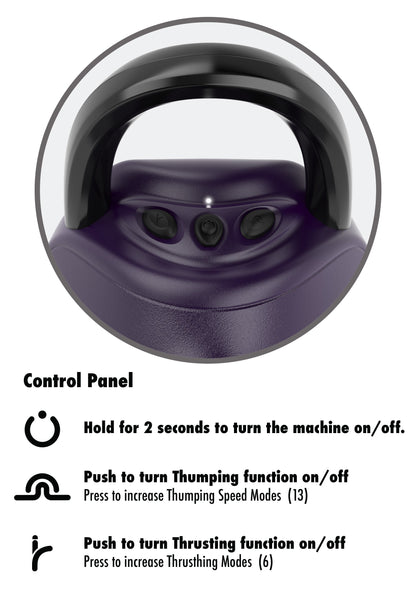 Rodea Fuck Seat including 2 Attachments PURPLE - 5