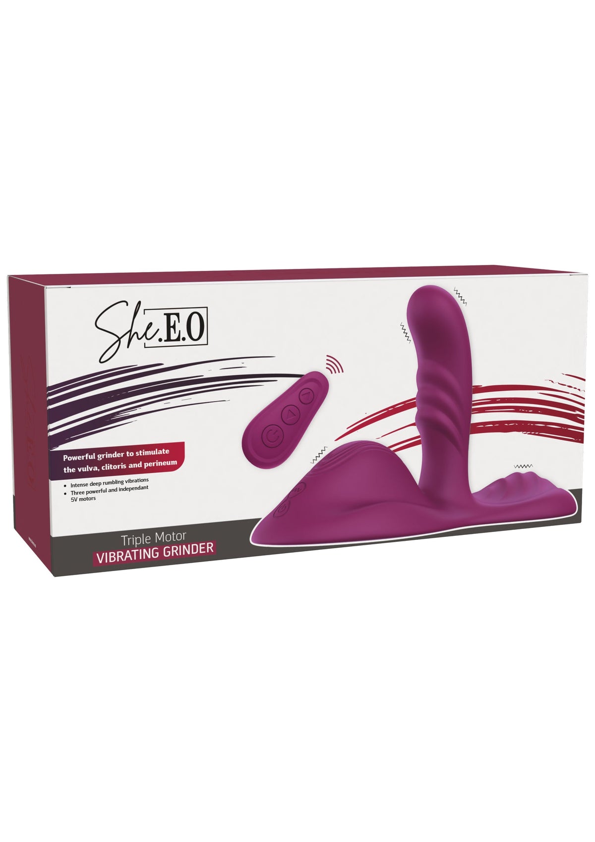 Triple Motor Vibrating Grinder PURPLE - 1