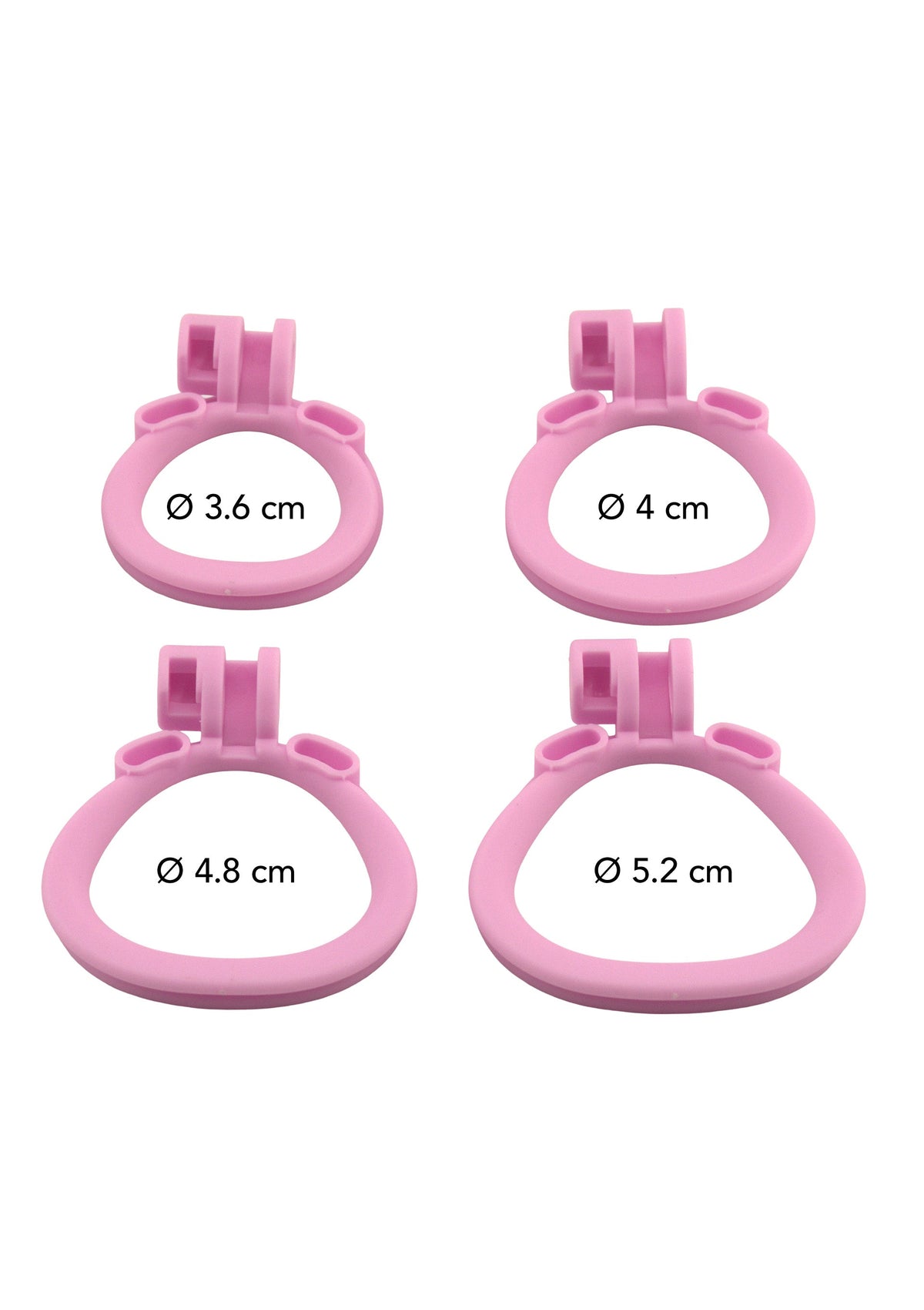 Penis Prison Cock Cage Short PINK - 5