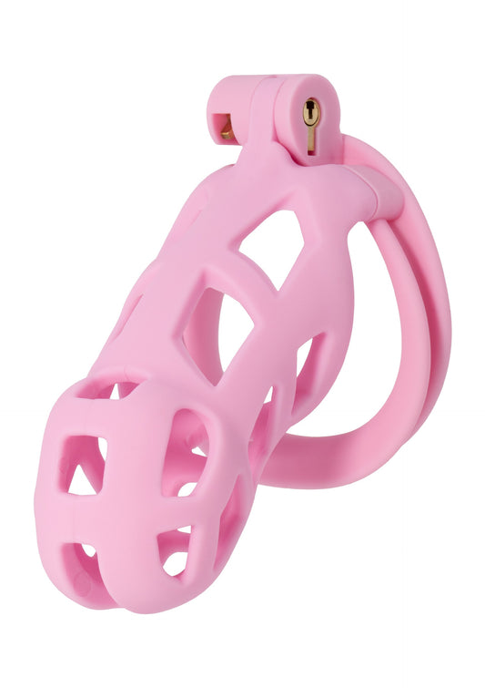 Penis Prison Cock Cage Long - Rosa