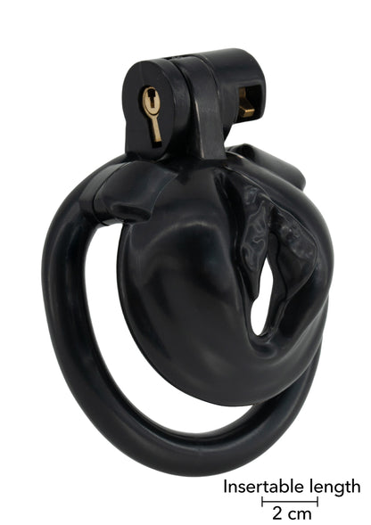 Sissy Trainer Cock Lock X-Short BLACK - 5