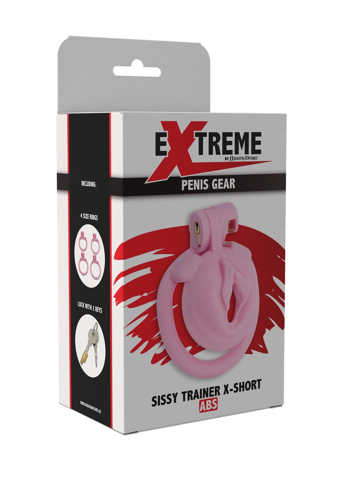 Sissy Trainer Cock Lock X-Short PINK - 2