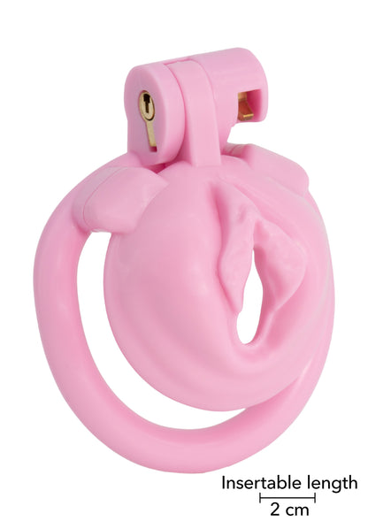Sissy Trainer Cock Lock X-Short PINK - 4