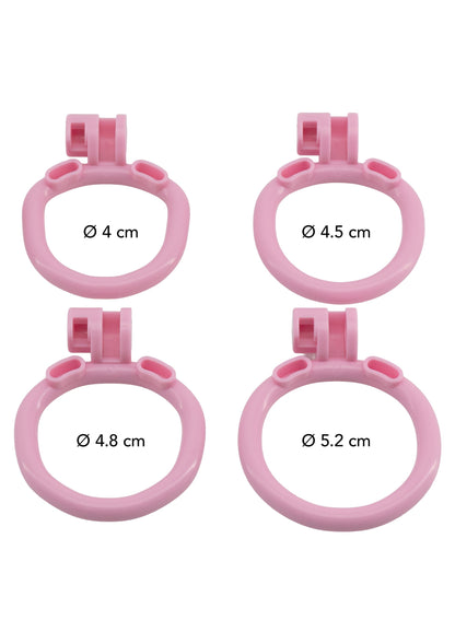 Sissy Trainer Cock Lock X-Short PINK - 5