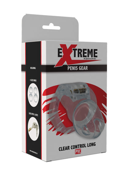 Clear Control Cock Cage Long CLEAR - 2